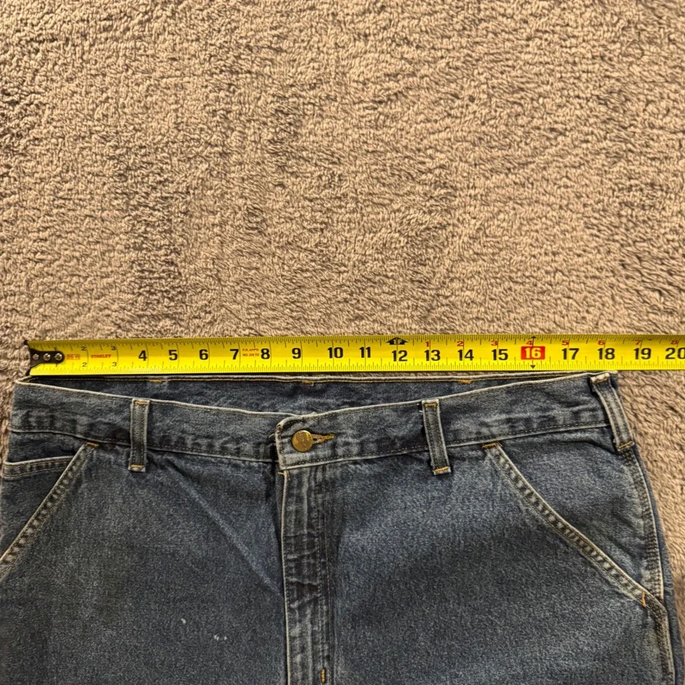 Carhartt B13 DPS Mens Original Dungaree Fit Carpenter Jeans Dark Wash 38x32